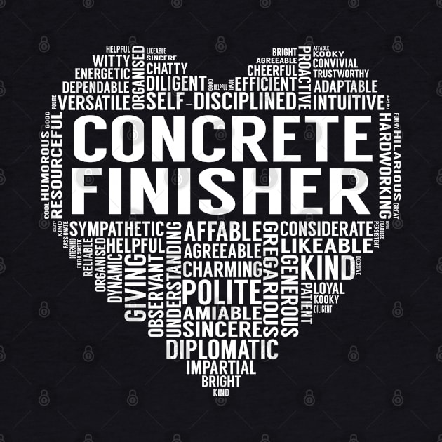 Concrete Finisher Heart by LotusTee